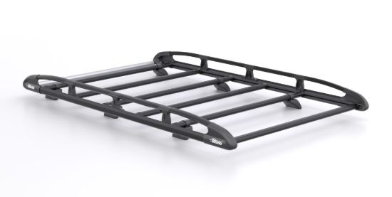 Rhino KammRack Black Roof Rack 2.0m long x 1.25m wide for Ford Transit Connect 2024-Onwards | L1 | H1 | Tailgate