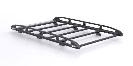 Rhino KammRack Black Roof Rack 2.0m long x 1.25m wide for Mercedes Citan 2022-Onwards | L1 | H1 | Twin Rear Doors