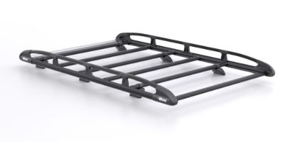 Rhino KammRack Black Roof Rack 2.4m long x 1.25m wide for Volkswagen ID Buzz 2022-Onwards | L1 | H1 | Tailgate