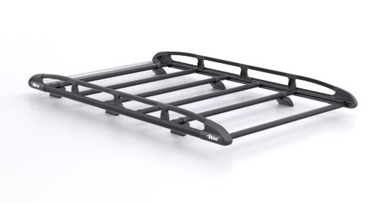 Rhino KammRack Black Roof Rack 2.4m long x 1.2m wide for Nissan Townstar 2022-Onwards | L2 | H1 | Twin Rear Doors
