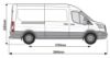 Picture of Van Guard ULTI Rack+ (Aluminium) - 7 Bar Roof Rack for Maxus Deliver 9 2020-Onwards | L3 | H2 | Twin Rear Doors | VGUR-298