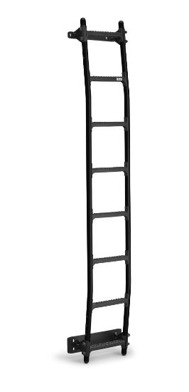 Rhino VanLadder Black - Black Rear Door Ladder with fiiting kit for Volkswagen Crafter 2006-2017 | L2 | H2 | Twin Rear Doors
