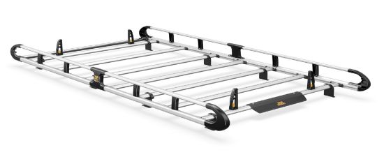 Van Guard ULTI Rack+ (Aluminium) - 7 Bar Roof Rack for Maxus Deliver 9 2020-Onwards | L3 | H2 | Twin Rear Doors