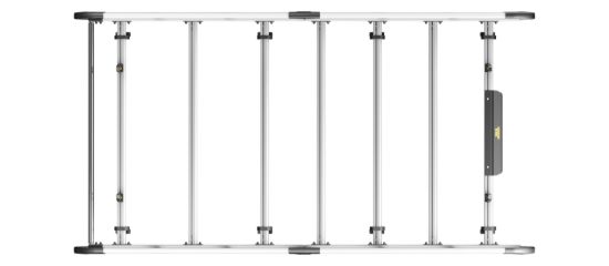 Picture of Van Guard ULTI Rack+ (Aluminium) - 7 Bar Roof Rack for Maxus Deliver 9 2020-Onwards | L3 | H2 | Twin Rear Doors | VGUR-298