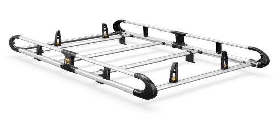 Van Guard ULTI Rack+ (Aluminium) - 4 Bar Roof Rack for Toyota Proace 2016-Onwards | L1 | H1 | Tailgate