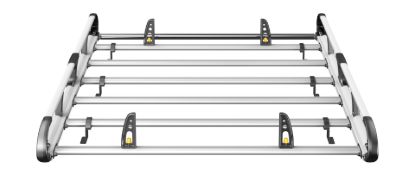 Picture of Van Guard ULTI Rack+ (Aluminium) - 5 Bar Roof Rack for Peugeot Expert 2016-Onwards | L2 | H1 | Tailgate | VGUR-301