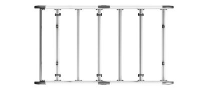 Picture of Van Guard ULTI Rack+ (Aluminium) - 5 Bar Roof Rack for Peugeot Expert 2016-Onwards | L2 | H1 | Tailgate | VGUR-301
