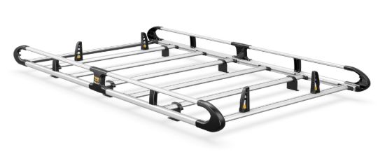 Van Guard ULTI Rack+ (Aluminium) - 5 Bar Roof Rack for Toyota Proace 2016-Onwards | L3 | H1 | Tailgate