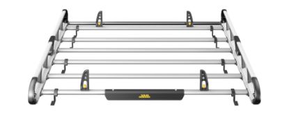 Picture of Van Guard ULTI Rack+ (Aluminium) - 6 Bar Roof Rack for Maxus Deliver 7 2023-Onwards | L2 | H1 | Twin Rear Doors | VGUR-305