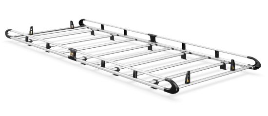 Van Guard ULTI Rack+ (Aluminium) - 9 Bar Roof Rack for MAN TGE 2017-Onwards | L5 | H3 | Twin Rear Doors