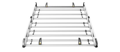 Picture of Van Guard ULTI Rack+ (Aluminium) - 9 Bar Roof Rack for MAN TGE 2017-Onwards | L5 | H3 | Twin Rear Doors | VGUR-307