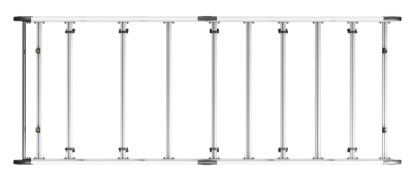 Picture of Van Guard ULTI Rack+ (Aluminium) - 9 Bar Roof Rack for MAN TGE 2017-Onwards | L5 | H3 | Twin Rear Doors | VGUR-307