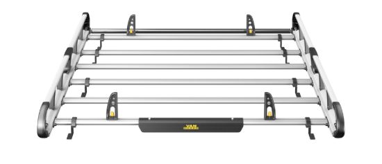 Picture of Van Guard ULTI Rack+ (Aluminium) - 6 Bar Roof Rack for Maxus Deliver 7 2023-Onwards | L1 | H1 | Twin Rear Doors | VGUR-308