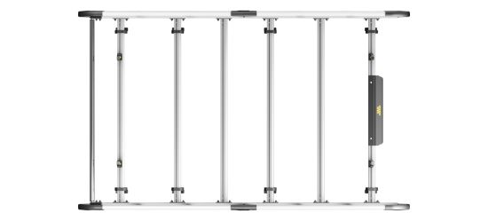 Picture of Van Guard ULTI Rack+ (Aluminium) - 6 Bar Roof Rack for Ford Transit Connect 2024-Onwards | L1 | H1 | Tailgate | VGUR-318