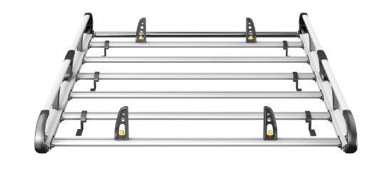 Picture of Van Guard ULTI Rack+ (Aluminium) - 5 Bar Roof Rack for Volkswagen Caddy 2020-Onwards | L2 | H1 | Tailgate | VGUR-319