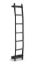 Rhino VanLadder Black - Black Rear Door Ladder with fiiting kit for Renault Trafic 2001-2014 | L1 | H2 | Twin Rear Doors