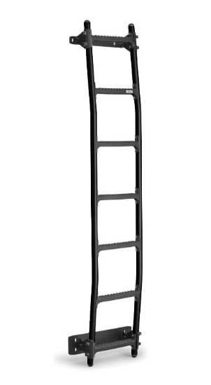 Rhino VanLadder Black - Black Rear Door Ladder with fiiting kit for Peugeot Boxer 2006-Onwards | L4 | H2 | Twin Rear Doors