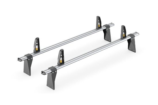 Van Guard ULTI Bar+ (Aluminium) - 2 Roof Bars for Ford Transit 2000-2014 | L1, L2, L3 | H2