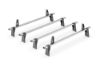 Van Guard ULTI Bar+ (Aluminium) - 4 Roof Bars for Ford Transit 2000-2014 | L1, L2, L3 | H2
