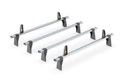 Van Guard ULTI Bar+ (Aluminium) - 4 Roof Bars for Ford Transit 2000-2014 | L1, L2, L3 | H2
