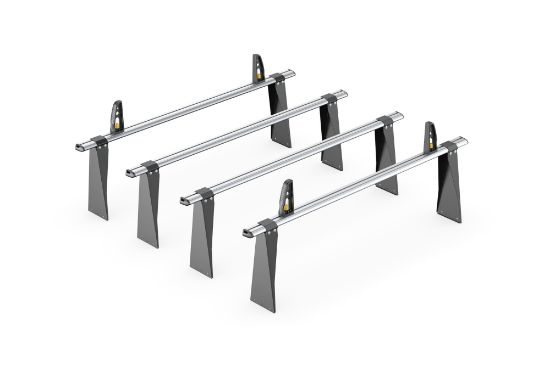 Van Guard ULTI Bar+ (Aluminium) - 4 Roof Bars for Ford Transit 2000-2014 | L2, L3, L4 | H3