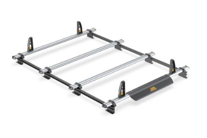 Van Guard ULTI Bar+ (Aluminium) - 4 Roof Bars for Vauxhall Vivaro 2001-2014 | L1 | H1