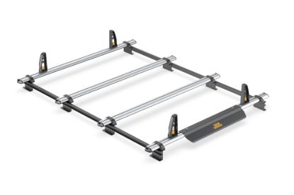 Van Guard ULTI Bar+ (Aluminium) - 4 Roof Bars for Vauxhall Vivaro 2001-2014 | L1 | H1