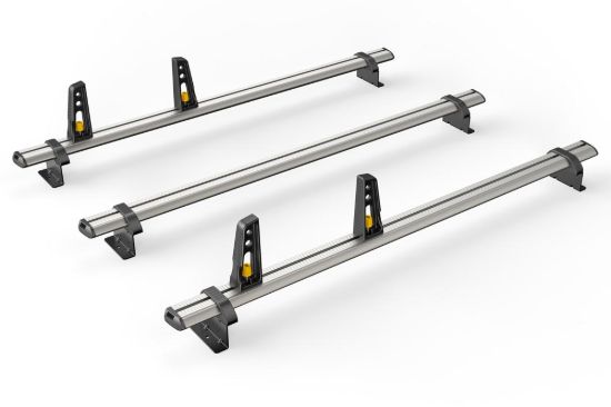 Van Guard ULTI Bar+ (Aluminium) - 3 Roof Bars for Renault Trafic 2014-Onwards | L1, L2 | H2