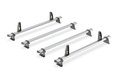 Van Guard ULTI Bar+ (Aluminium) - 4 Roof Bars for Mercedes Sprinter 2018-Onwards | L2, L3, L4 | H1, H2