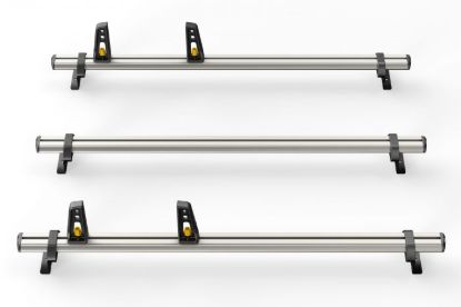 Van Guard ULTI Bar+ (Aluminium) - 3 Roof Bars for Ford Transit Custom 2013-2023 | L1, L2 | H1