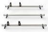 Picture of Van Guard 3 UltiBar+ Roof Bars with Roller Bundle for Ford Transit Custom 2013-2023 | L1, L2 | H1 | Twin Rear Doors | VG304-3#VGR-09