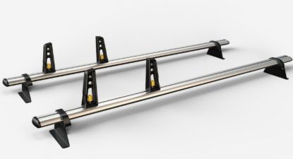 Van Guard ULTI Bar+ (Aluminium) - 2 Roof Bars for Vauxhall Vivaro 2014-2019 | L1, L2 | H1