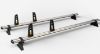 Van Guard ULTI Bar+ (Aluminium) - 2 Roof Bars for Nissan Primastar 2022-Onwards | L1, L2 | H1