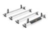 Van Guard ULTI Bar+ (Aluminium) - 4 Roof Bars for Nissan NV300 2016-Onwards | L1, L2 | H1