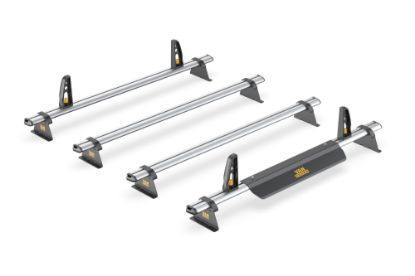 Van Guard ULTI Bar+ (Aluminium) - 4 Roof Bars for Renault Trafic 2014-Onwards | L1, L2 | H1