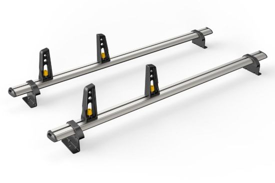 Van Guard ULTI Bar+ (Aluminium) - 2 Roof Bars for Vauxhall Combo 2018-Onwards | L1, L2 | H1