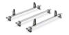 Van Guard ULTI Bar+ (Aluminium) - 3 Roof Bars for Volkswagen ID Buzz 2022-Onwards | L1 | H1