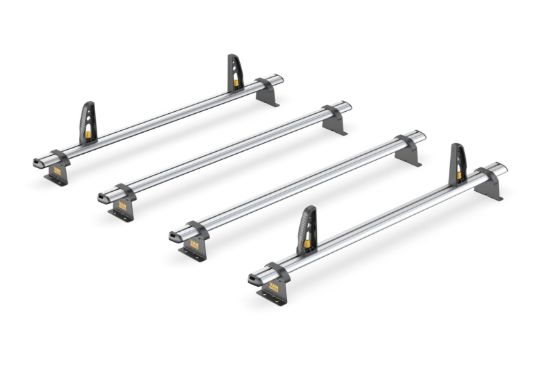 Van Guard ULTI Bar+ (Aluminium) - 4 Roof Bars for Ford Transit Custom 2023-Onwards | L2 | H1