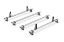 Van Guard ULTI Bar+ (Aluminium) - 4 Roof Bars for Renault Master 2025-Onwards | L3 | H2