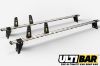 Van Guard ULTI Bar+ (Aluminium) - 2 Roof Bars for Ford Transit 2000-2014 | L1, L2 | H1