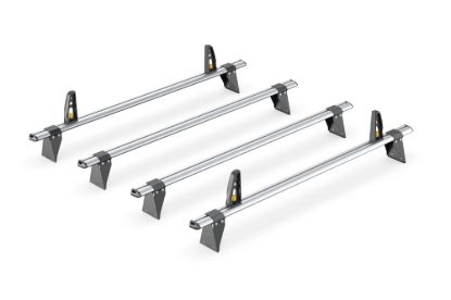 Van Guard ULTI Bar+ (Aluminium) - 4 Roof Bars for Ford Transit 2000-2014 | L1, L2 | H1