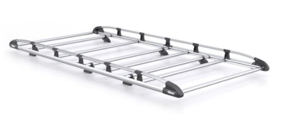 Rhino KammRack Roof Rack 4.4m long x 1.6m wide - Fixed and T-Track for Mercedes Sprinter 2018-Onwards | L3 | H2 | Twin Rear Doors
