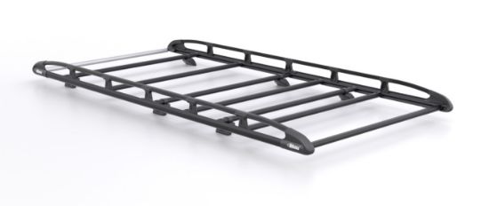 Rhino KammRack Black Roof Rack 3.8m long x 1.6m wide for Renault Master 2024-Onwards | L3 | H2 | Twin Rear Doors