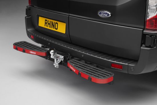 black TowStep close-up on van rear