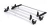 Rhino 2 Aluminium KammBar Pro Roof Bars with Roller Bundle for Toyota Proace 2024-Onwards | L1 | H1 | Twin Rear Doors