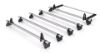 Rhino 5 KammBar Fleet Steel Roof Bars with Roller Bundle for Renault Master 2024-Onwards | L3 | H2 | Twin Rear Doors