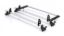 Rhino 2 Aluminium KammBar Pro Roof Bars with Roller Bundle for Ford Transit 2014-Onwards - No Rear Camera | L3 | H2 | Twin Rear Doors