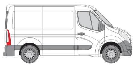 Picture for category Nissan NV400 2010-2024 Van Rear Door Ladders