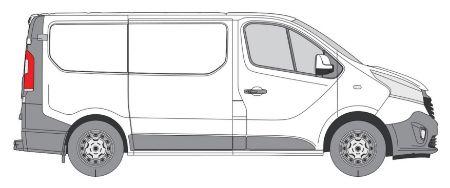 Picture for category Renault Trafic 2014-Onwards Window Inserts