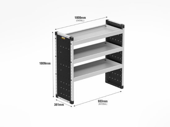 Picture of Van Guard Bronze Trade Van Racking Package - Nearside for Maxus eDeliver 5 2024-Onwards | L1 | H1 | TVR-B-008-NS